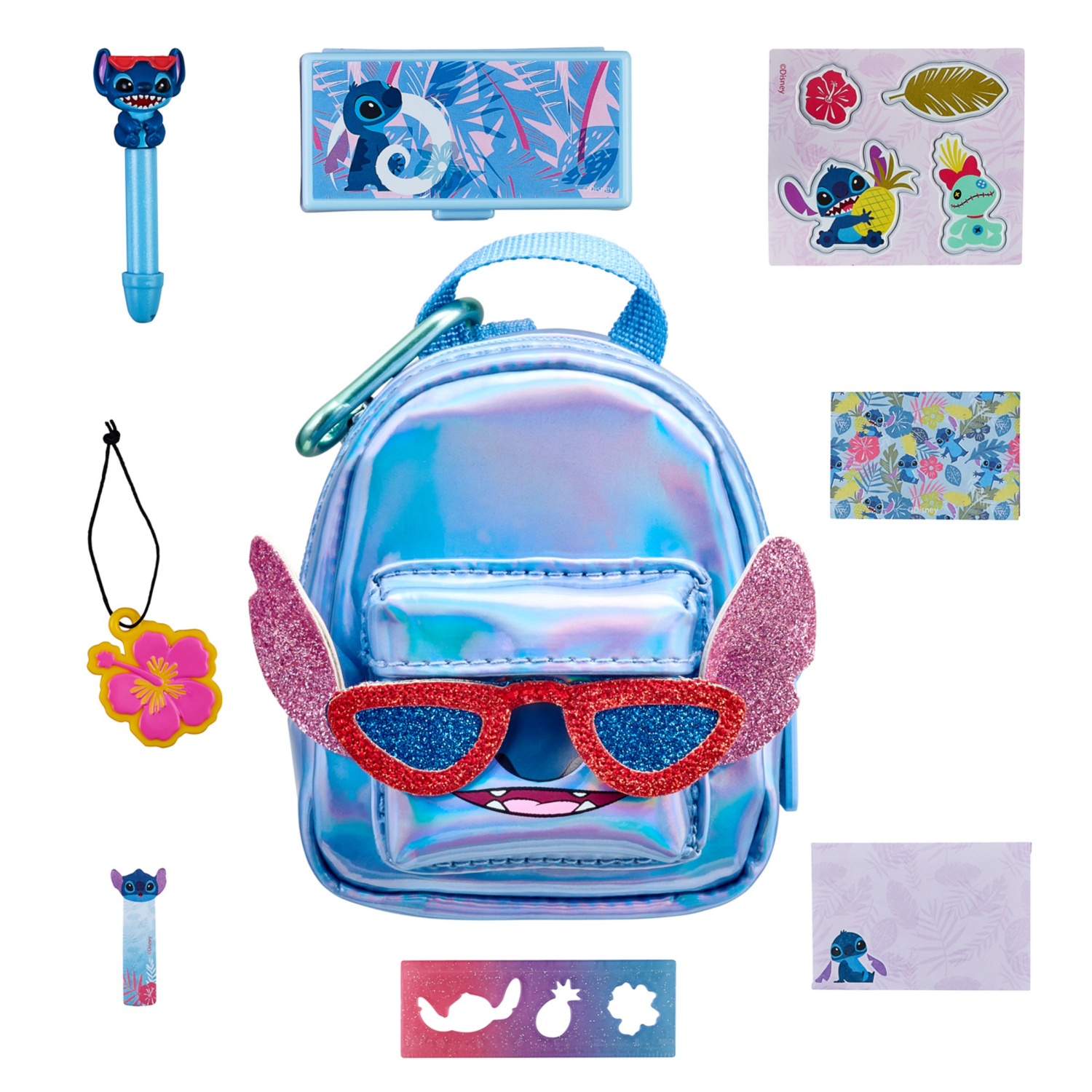 slide 2 of 5, Real Littles Disney Lilo & Stitch Backpack & Stationery Kit, 1 ct