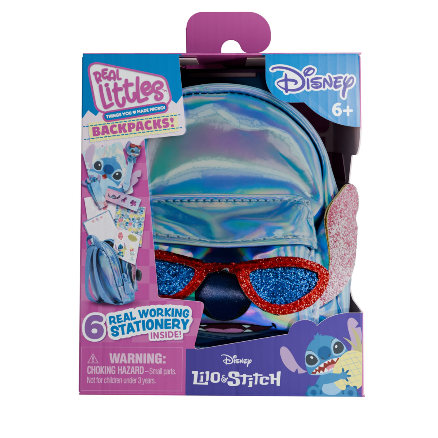 slide 4 of 5, Real Littles Disney Lilo & Stitch Backpack & Stationery Kit, 1 ct