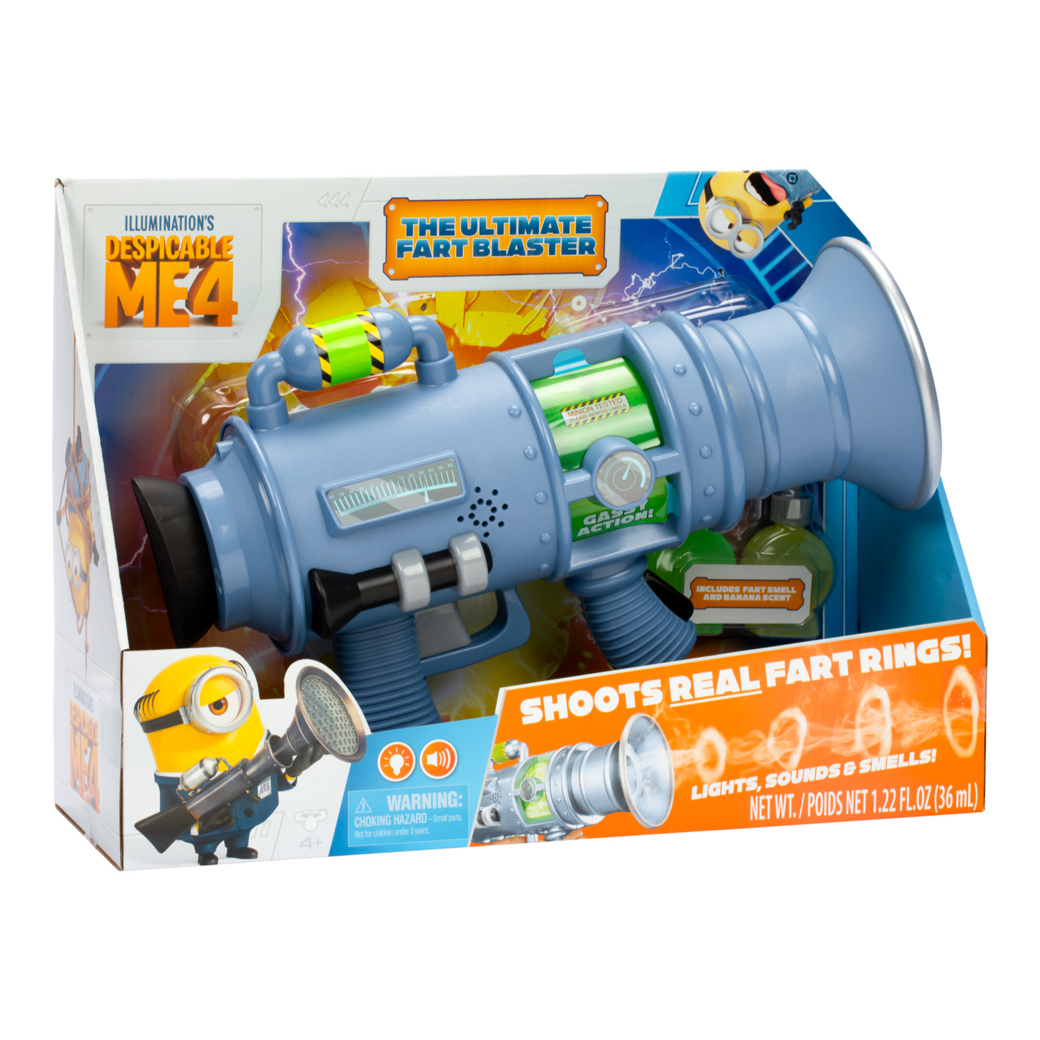 slide 6 of 8, DM4 Ultimate Mini Fart Blaster Lights and Sound, 1 ct