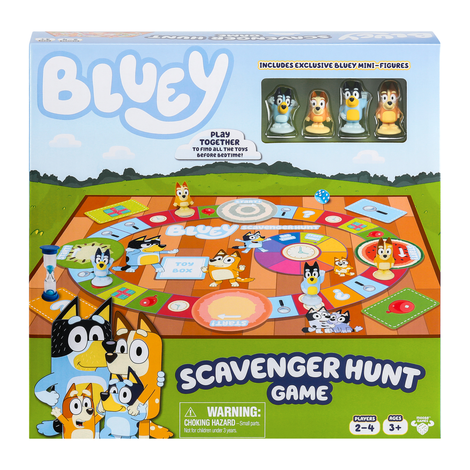 slide 1 of 3, Bluey Scavenger Hunt Game, 1 ct