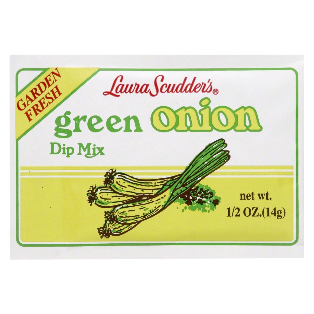 slide 1 of 1, Laura Scudder's Green Onion Dry Dip Mix, 