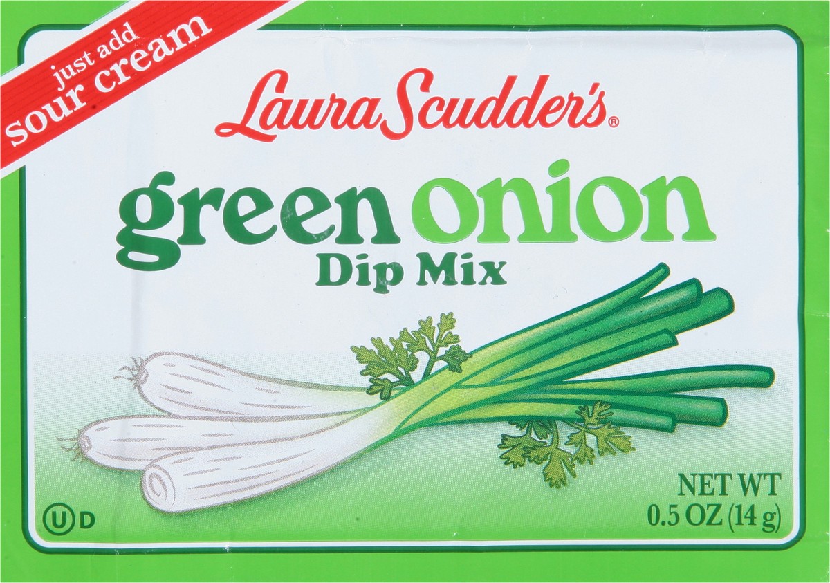 slide 3 of 9, Laura Scudder's Green Onion Dip Mix 0.5 oz, 0.5 oz