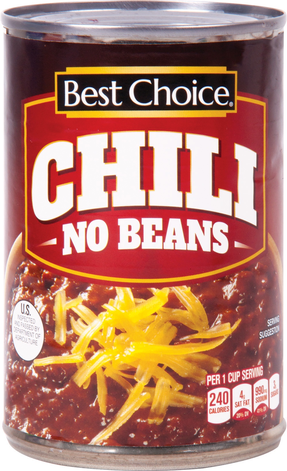 slide 1 of 1, Best Choice Chili No Beans, 15 oz