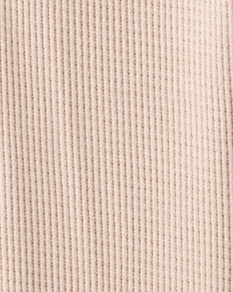 slide 2 of 3, Oshkosh Girls Waffle Knit Joggers - Tan Tan 8, 1 ct