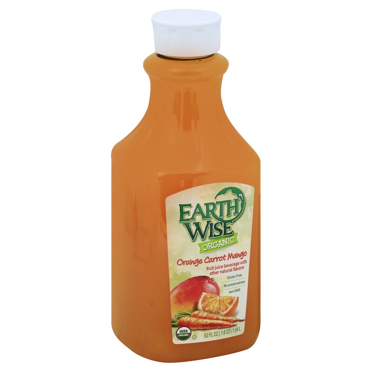 slide 1 of 7, Earth Wise Orange Carrot Mango Juice, 59 fl oz