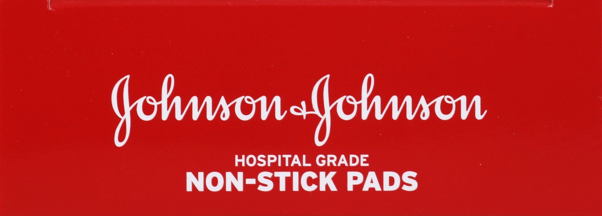 slide 2 of 6, Johnson & Johnson Non-Stick Pads 10 ea, 10 ct