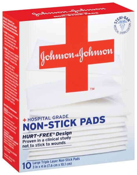 Johnson & Johnson Non-Stick Pads 10 ea 10 ct | Shipt