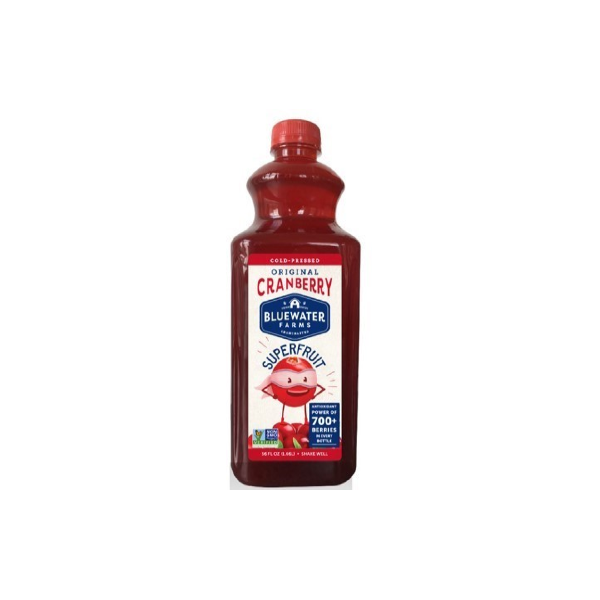 slide 1 of 1, Bluewater Farms Cranberry Juice - 56 fl oz, 56 fl oz