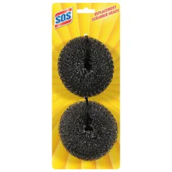 S.O.S. Replacement Scrubber Heads 2 Each