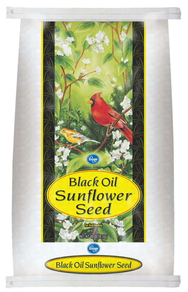 slide 1 of 4, Kroger Black Oil Sunflower Seed, 40 lb