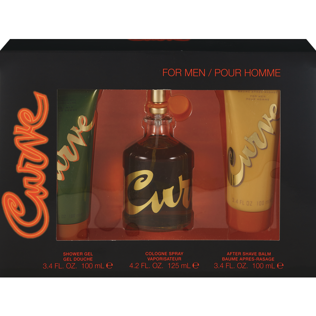 slide 1 of 1, Curve For Men Fragrance 3 Piece Gift Set, 1 ct