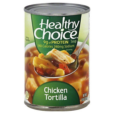 slide 1 of 1, Healthy Choice Chicken Tortilla Soup, 15 oz