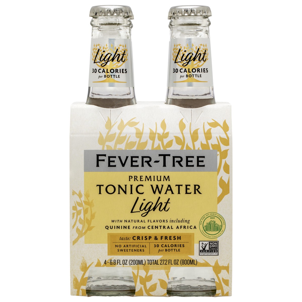 slide 1 of 3, Fever-Tree Premium Tonic Water Light 4x200ml, 4 ct; 200 ml
