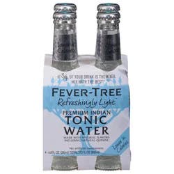 Fever-Tree Refreshingly Light Premium Indian Tonic Water 4 - 6.8 fl oz Bottles