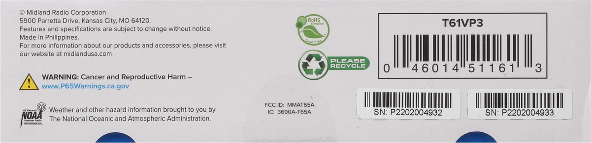 slide 2 of 9, Midland X-Talker Two-Way Radios Value Pack 1 ea, 1 ct