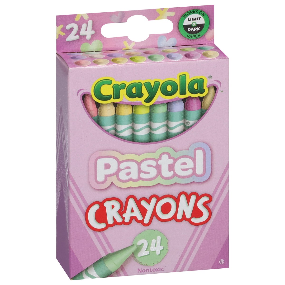 slide 4 of 11, Crayola Nontoxic Pastel Crayons 24 ea, 24 ct