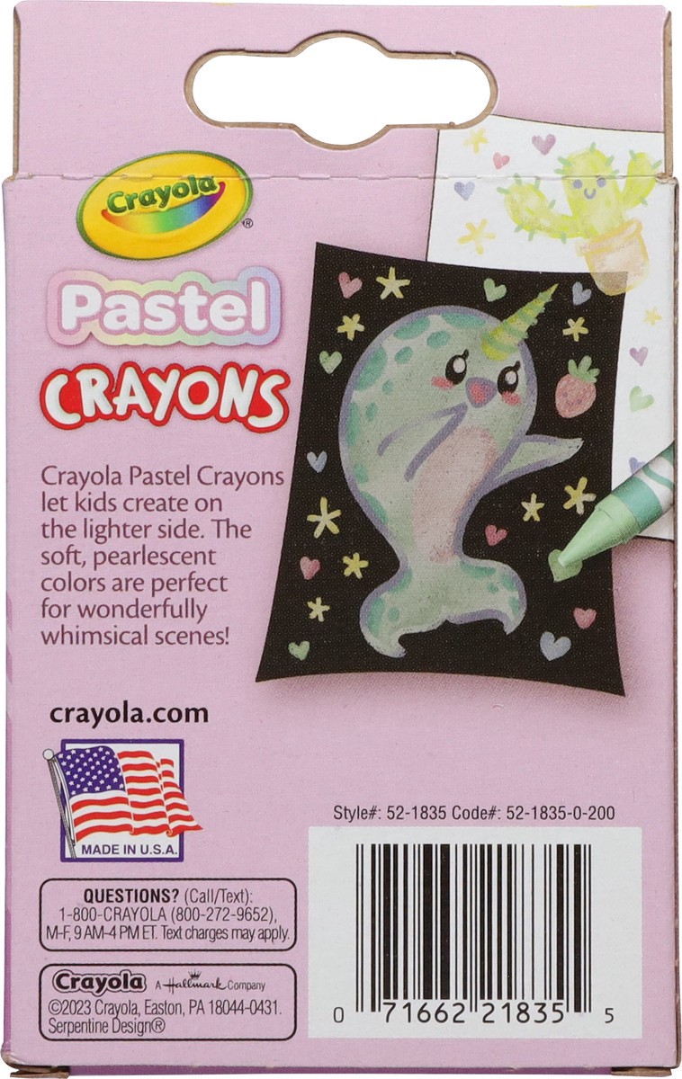 slide 5 of 11, Crayola Nontoxic Pastel Crayons 24 ea, 24 ct