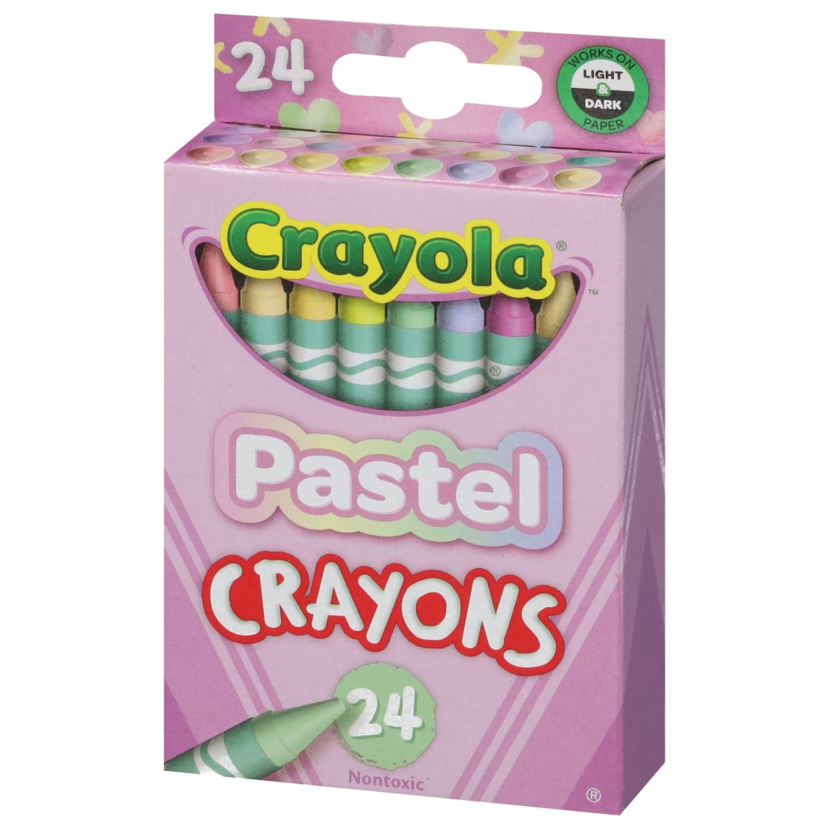 slide 11 of 11, Crayola Nontoxic Pastel Crayons 24 ea, 24 ct