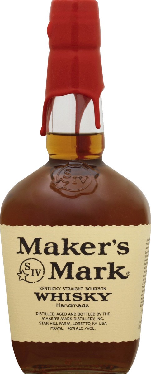 slide 2 of 2, Maker's Mark Kentucky Straight Bourbon Whisky 750 ml, 750 ml