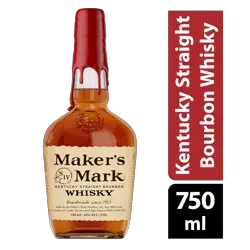 Maker's Mark Kentucky Straight Bourbon Whisky 750 ml