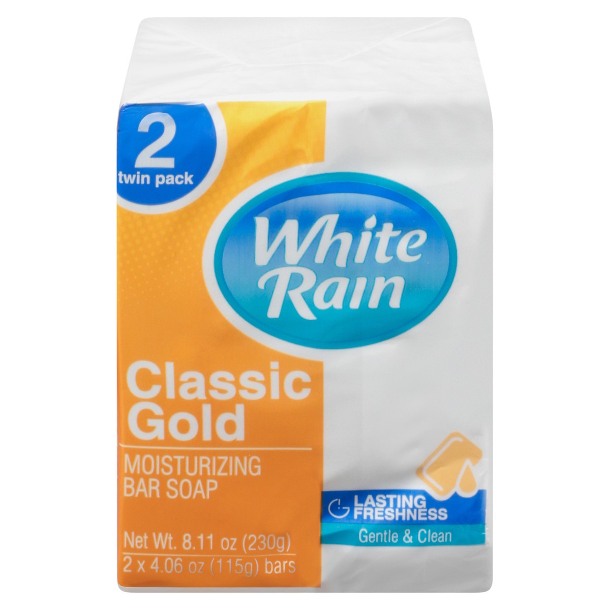 slide 1 of 9, White Rain Classic Gold Moisturizing Bar Soap Twin Pack 2 ea, 2 ct