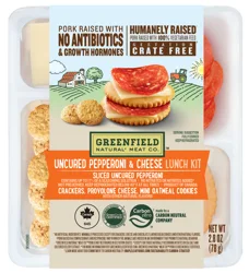 Greenfield Uncured Pepperoni Lunch Kit, 2.8 Oz.