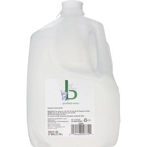 slide 1 of 1, Just The Basics Purified Water, 128 Oz, 1 ct