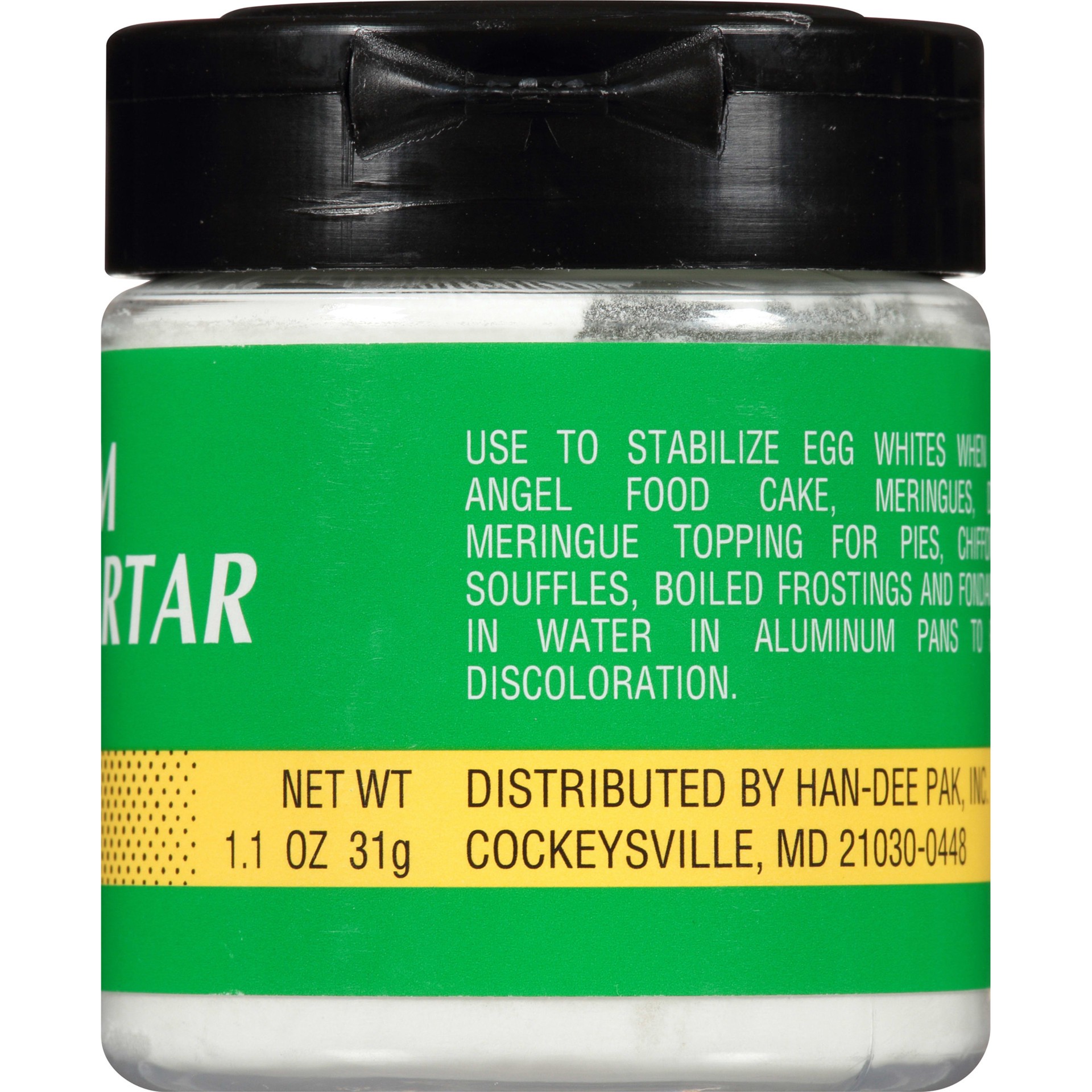 slide 4 of 4, Spice Trend Cream of Tartar 1.1 oz. Shaker, 1.1 oz