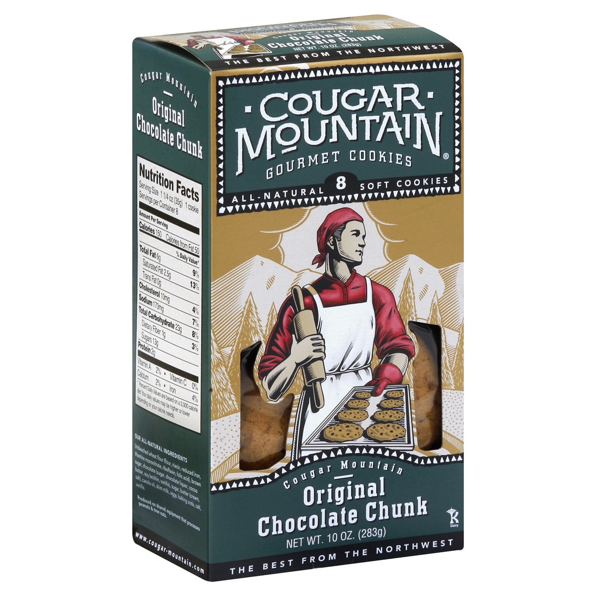 slide 3 of 4, Cougar Mountain Gourmet Cookies 8 ea, 8 ct