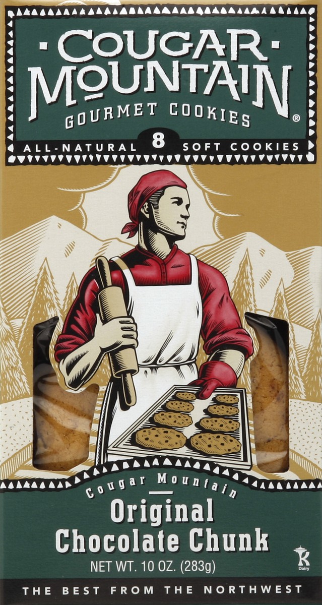 slide 1 of 4, Cougar Mountain Gourmet Cookies 8 ea, 8 ct