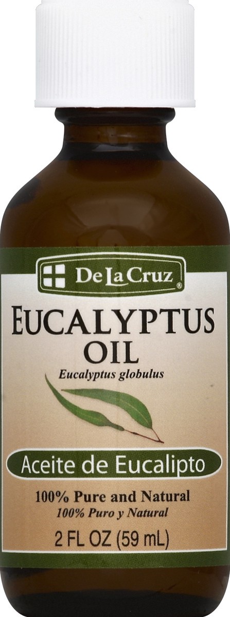 slide 5 of 5, De la Cruz Eucalyptus Aceite De Eucalipto, 2 fl oz