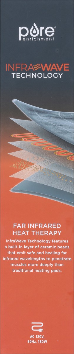 slide 5 of 9, Pure Enrichment Far Infrared Heating Pad XL 1 ea, 1 ct