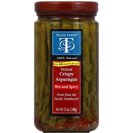 slide 1 of 1, Tillen Farms Pickled Crispy Beans Hot and Spicy, 12 oz