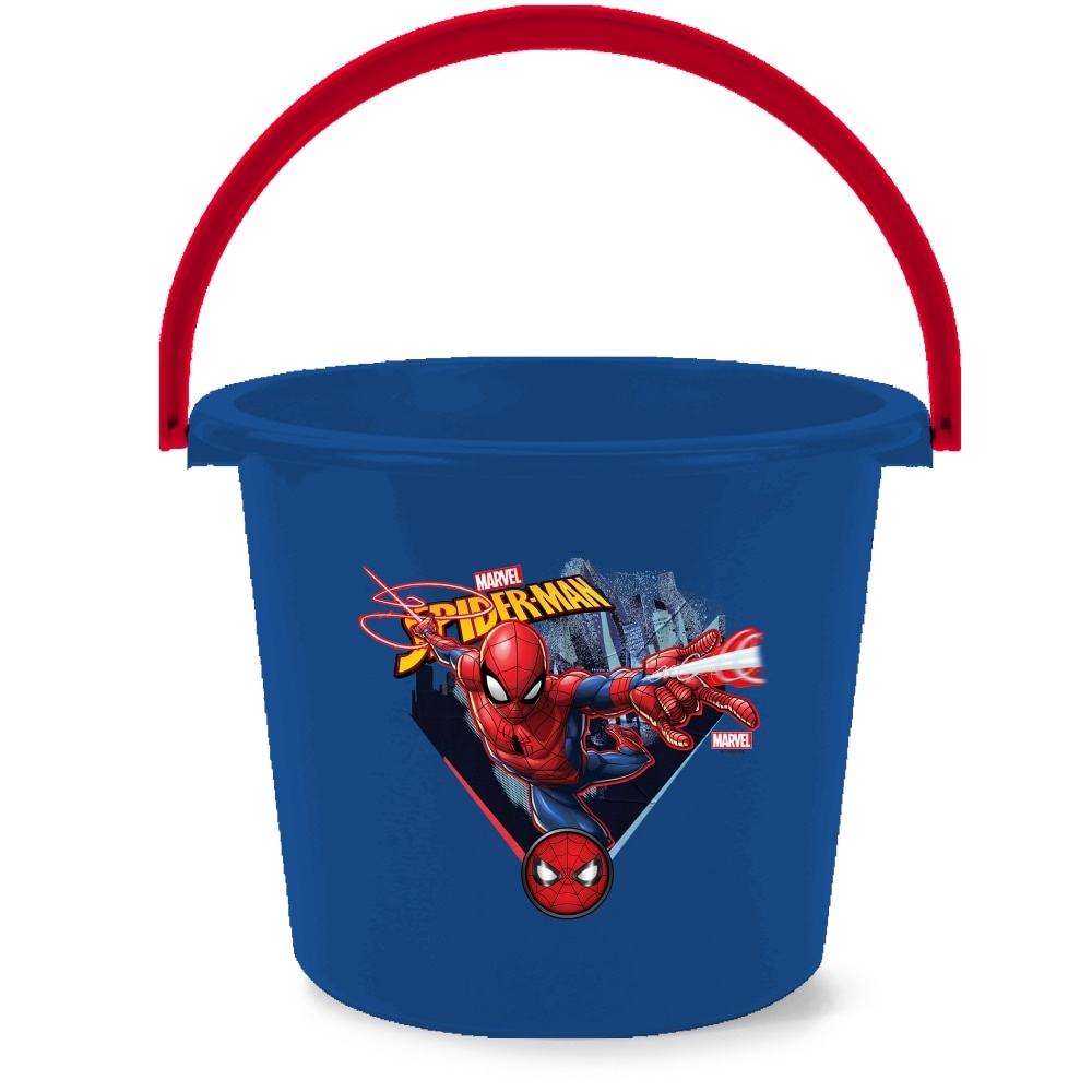 slide 1 of 1, PTI Group Spider Man Medium Plastic Bucket, 1 ct