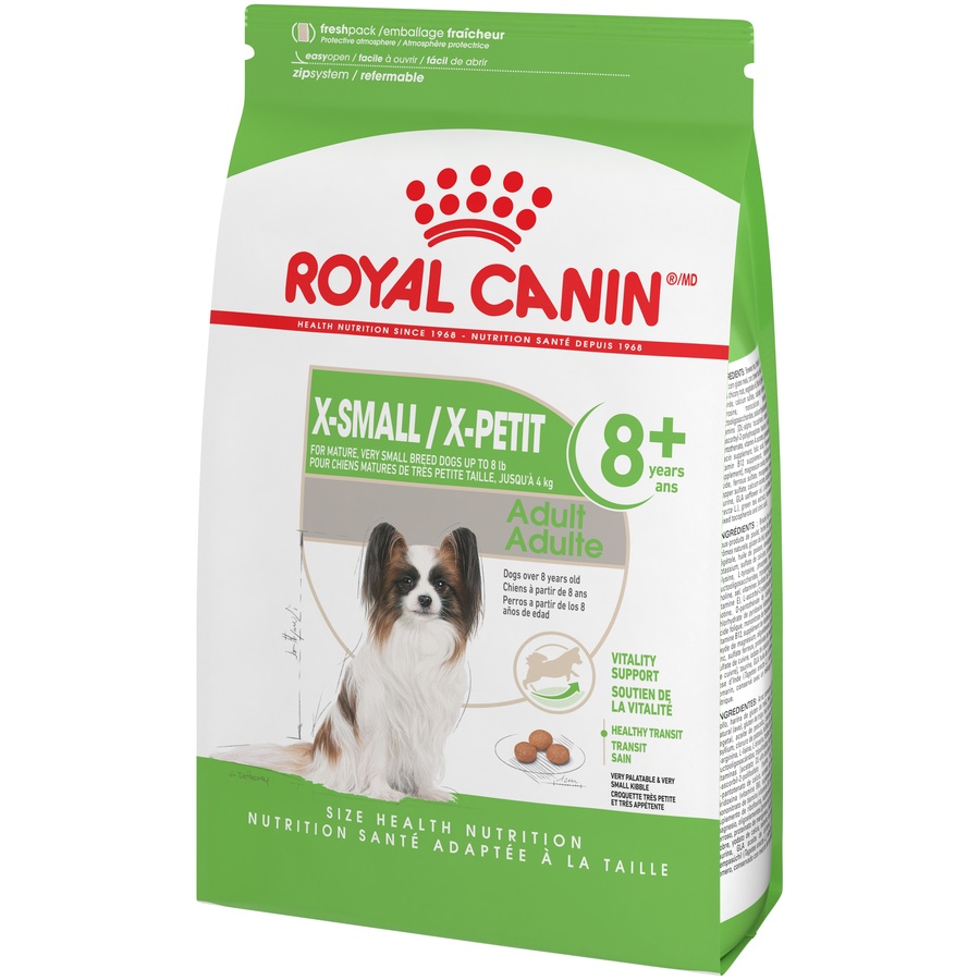 slide 3 of 9, Royal Canin Size Health Nutrition X-Small Mature 8+ Dry Dog Food, 2.5 lb