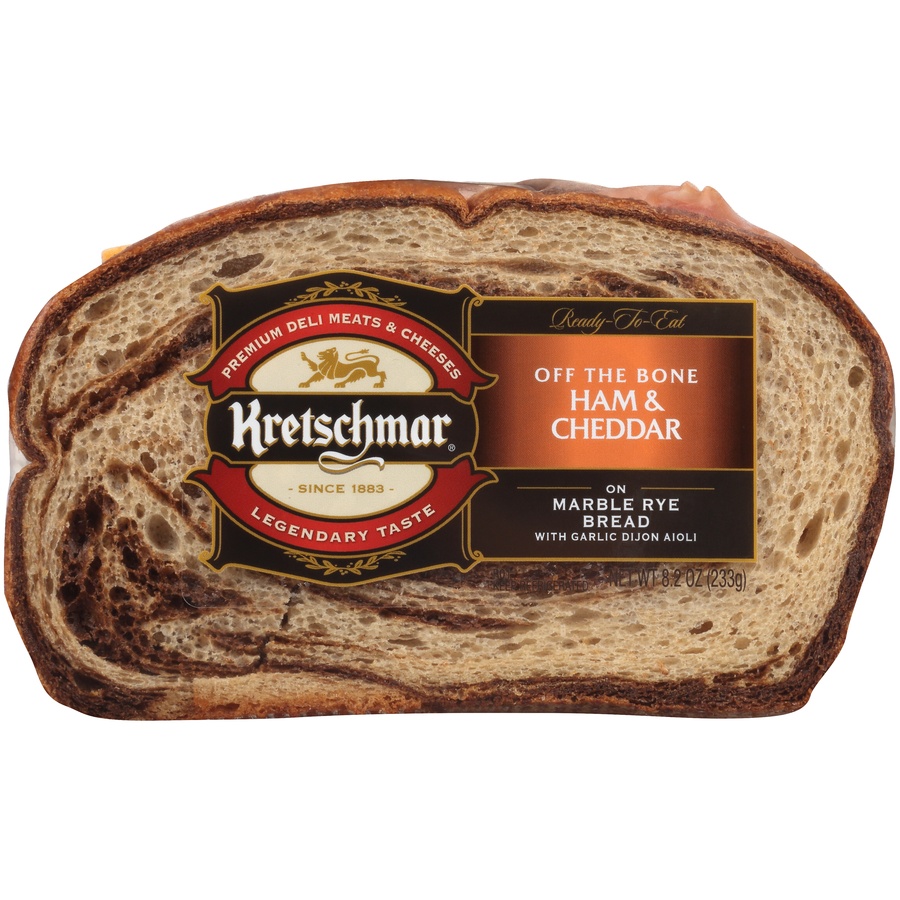 slide 1 of 1, Kretschmar Ham & Cheddar Sand Ham & Chedr, 8.2 oz