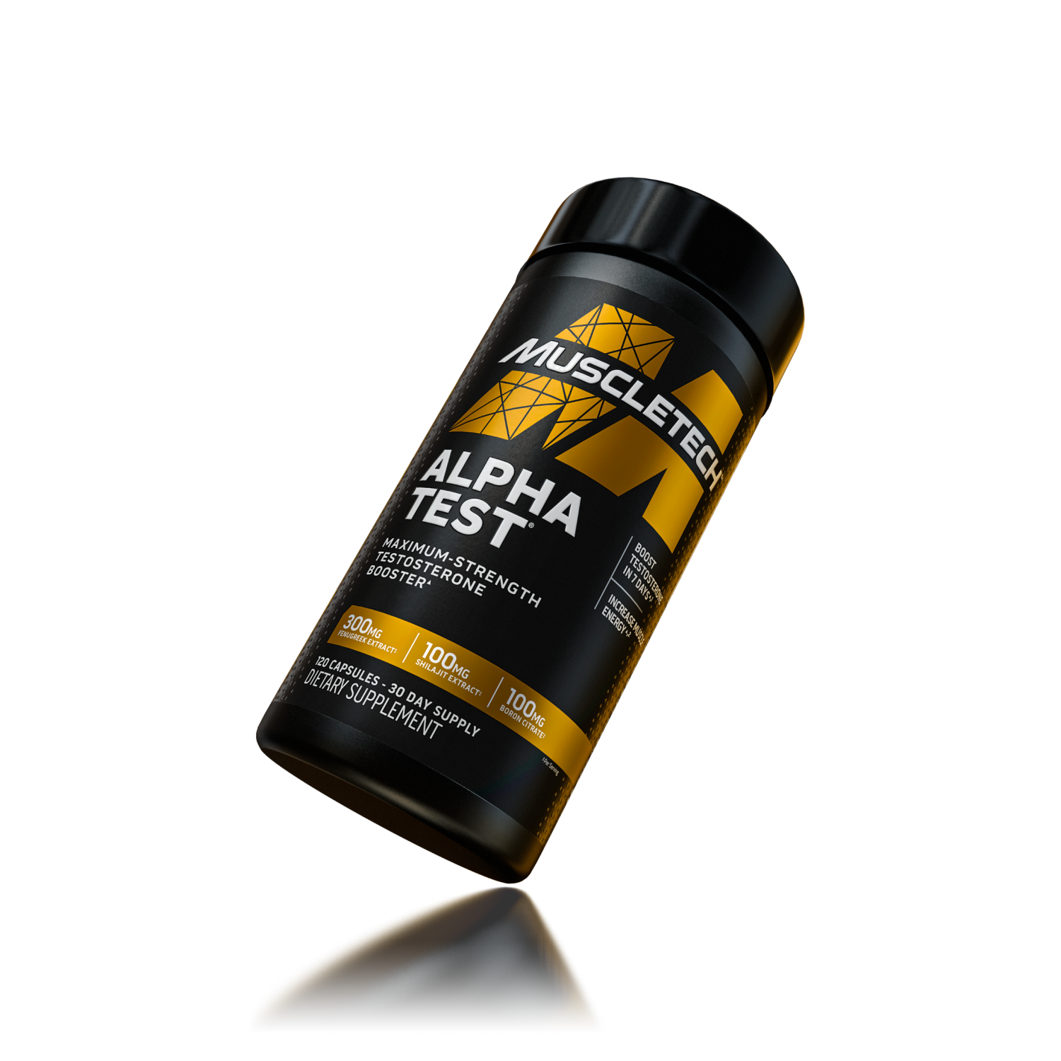slide 4 of 4, MuscleTech Alpha Test Capsules Maximum-Strength Testosterone Booster 120 ea, 120 ct