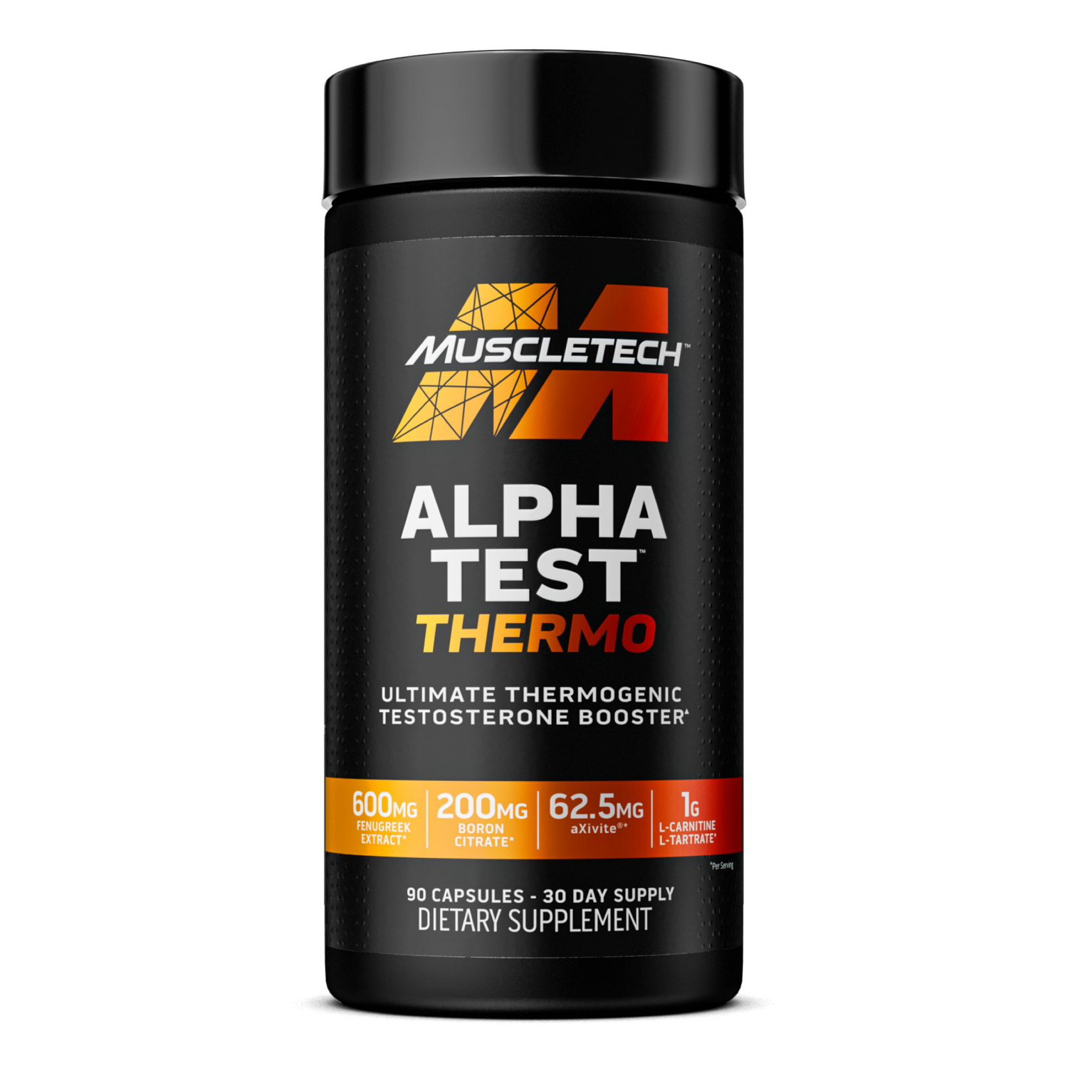 slide 1 of 2, MuscleTech Alpha Test Testosterone Booster 90 Capsules, 90 ct