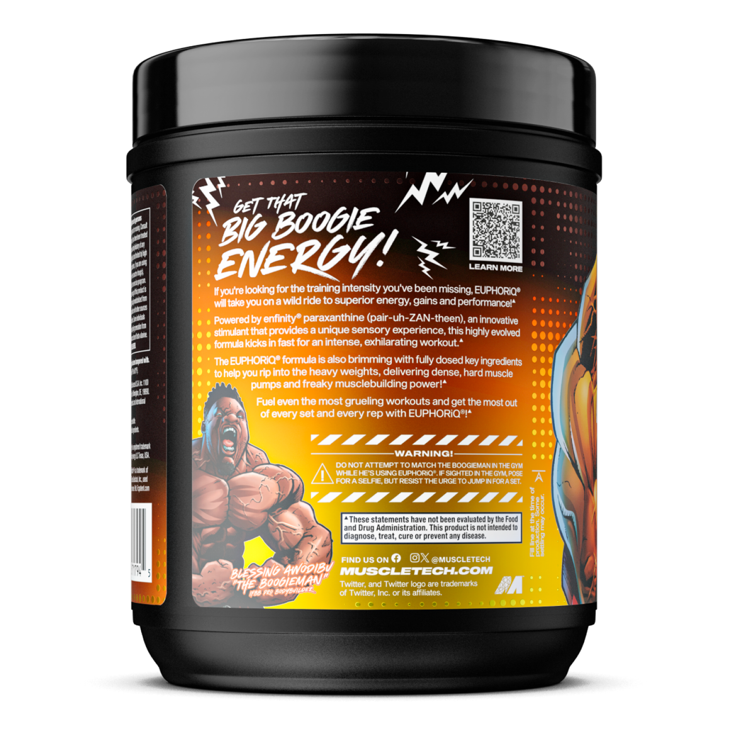 slide 3 of 3, Muscletech Mt Euphoriq Pre-Workout Boogieman Punch 20Sv, 1 ct