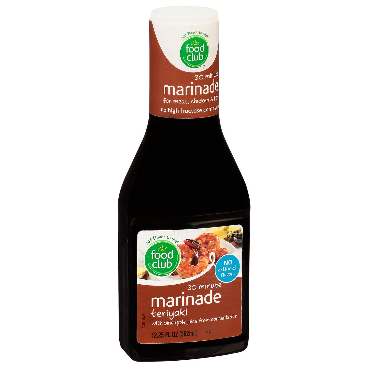 slide 8 of 9, Food Club 30 Minute Teriyaki Marinade with Pineapple Juice from Concentrate 12.25 fl oz, 12.25 fl oz