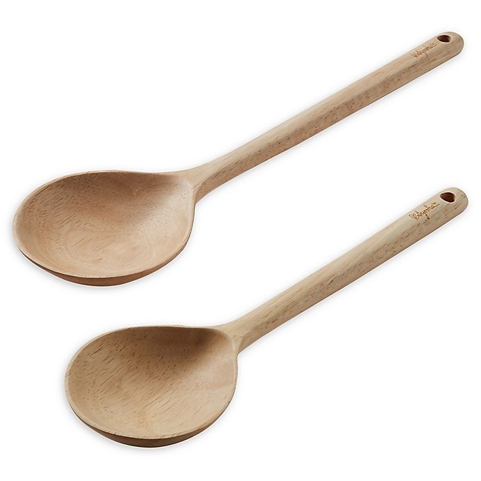 slide 1 of 2, Ayesha Curry Parawood Solid Spoon Set, 2 ct