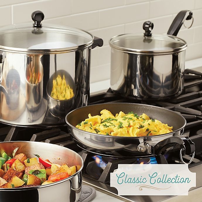 slide 2 of 9, Farberware Classic Series Stainless Steel Cookware Set, 16 ct