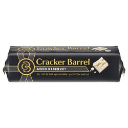 Cracker Barrel Aged Reserve White Cheddar Cheese, 8 oz Block