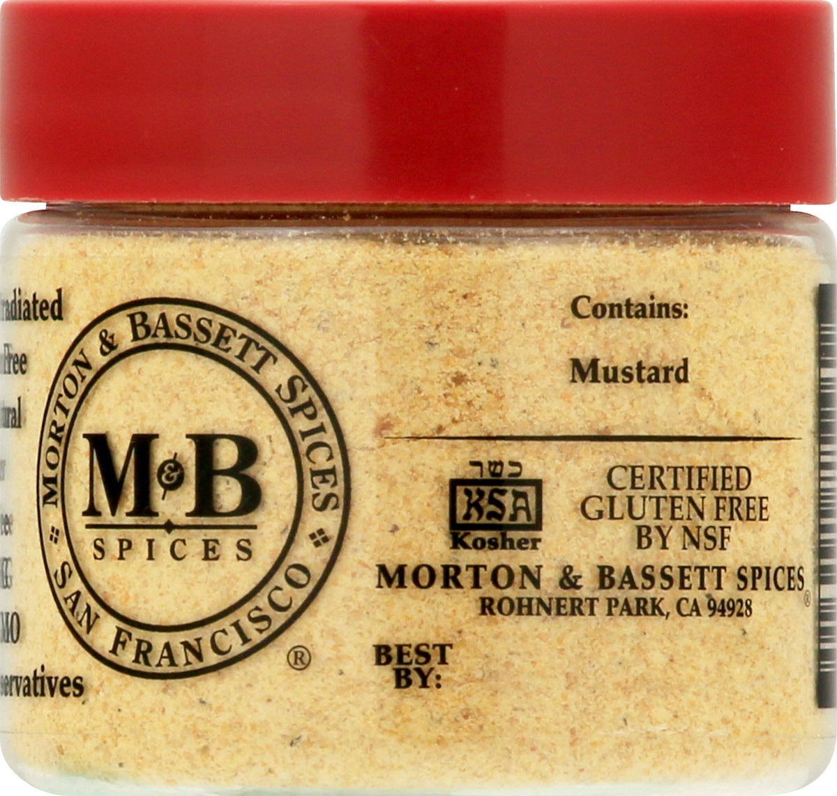 slide 9 of 12, Morton & Bassett Ground Yellow Mustard 1.2 oz, 1.2 oz