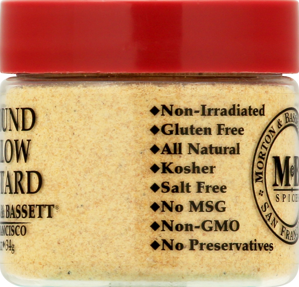 slide 7 of 12, Morton & Bassett Ground Yellow Mustard 1.2 oz, 1.2 oz