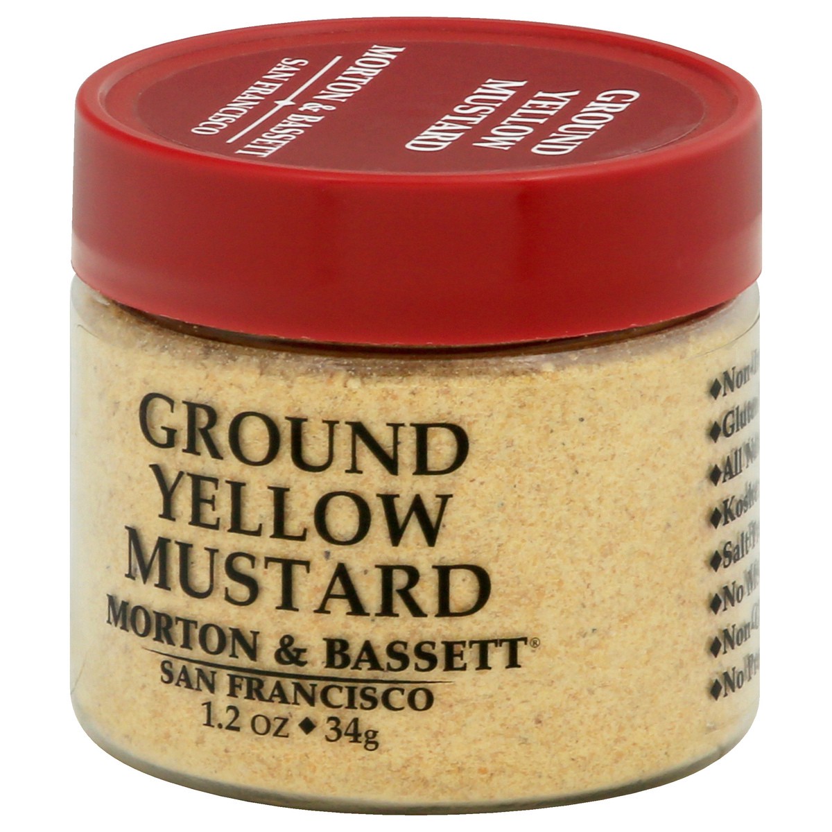 slide 5 of 12, Morton & Bassett Ground Yellow Mustard 1.2 oz, 1.2 oz
