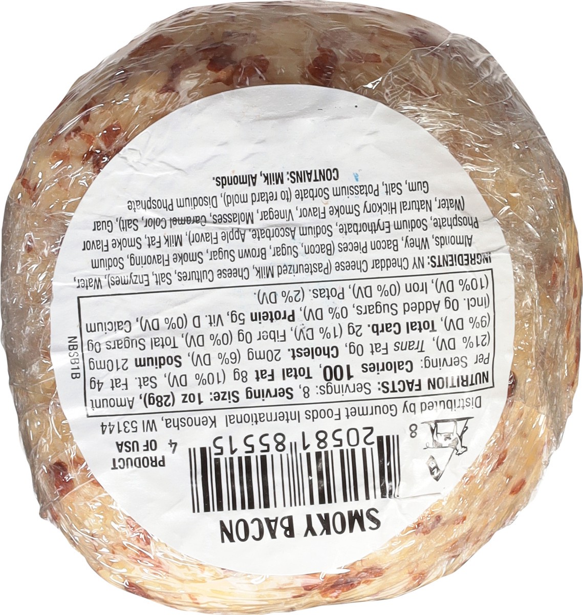 slide 5 of 9, New Bridge Smoky Bacon Cheese Ball, 8 oz