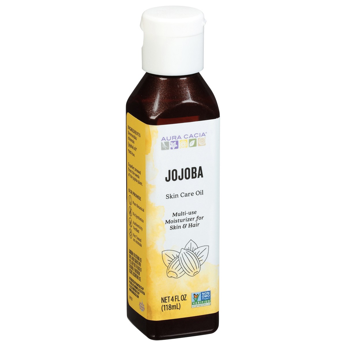 slide 4 of 9, Aura Cacia Jojoba Skin Care Oil 4 fl oz, 4 fl oz