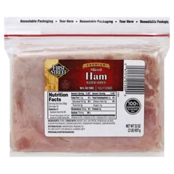 First Street Sliced Cooked Ham