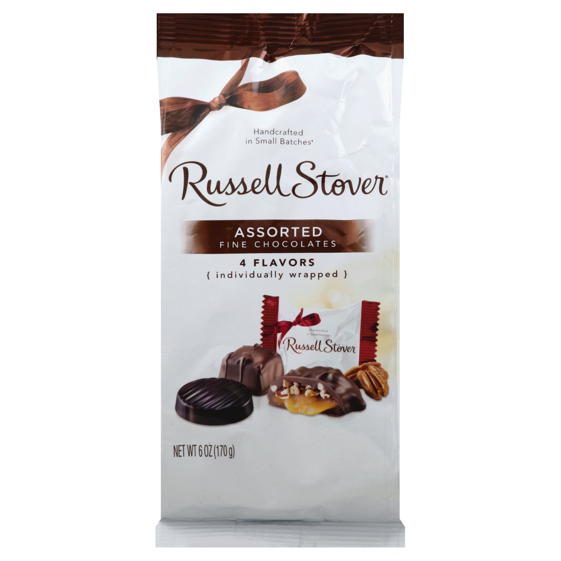slide 1 of 1, Russell Stover Assorted Chocolates Bag, 6 oz